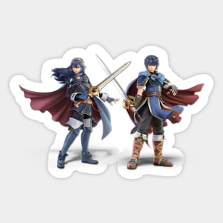 Marth and Lucina | Super Smash Sticker